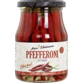 Herr Edelmann Pfefferoni rot scharf 320G