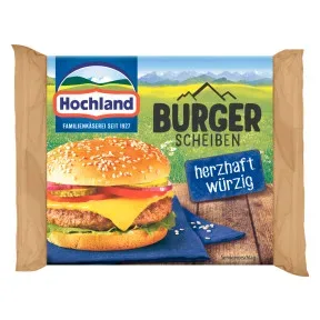 Hochland Burger Scheiben herzhaft würzig 36% 200G