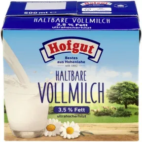Hofgut H-Vollmilch 3,5% 0,5l