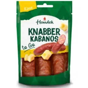 Houdek Knabber Kabanos Käse 80G