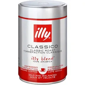 Illy Espresso Classico Mild & Balanced 250G - Abverkauf
