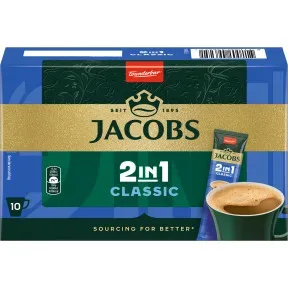 Jacobs Kaffee Instant 2in1 Classic 10ST 124G