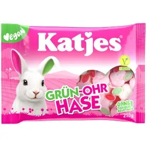 Katjes Grün-Ohr Hase 210G