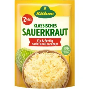Kühne 2 Minuten Klassisches Sauerkraut Fix & Fertig 400G