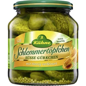 Kühne Süße Gürkchen Schlemmertöpfchen 300G
