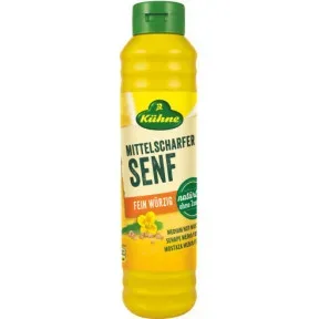 Kühne Mittelscharfer Senf 875ML