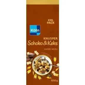 Kölln Knusper Schoko & Keks Hafer-Müsli 1,05KG