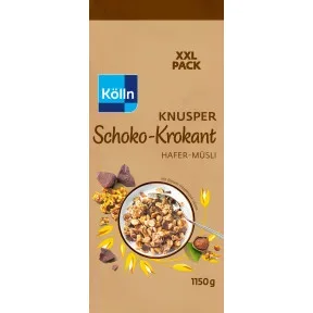 Kölln Knusper Schoko-Krokant Hafer-Müsli 1,15KG