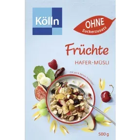 Kölln Müsli Früchte ohne Zuckerzusatz 500G