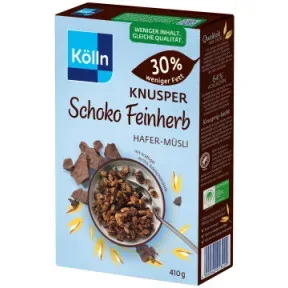 Kölln Müsli Knusper Schoko Feinherb 410G