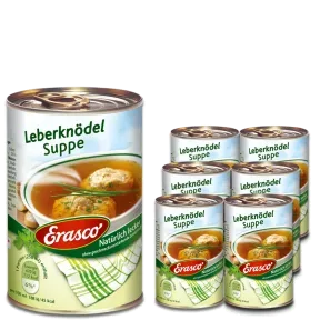 Erasco Leberknödel Suppe 6x395ML