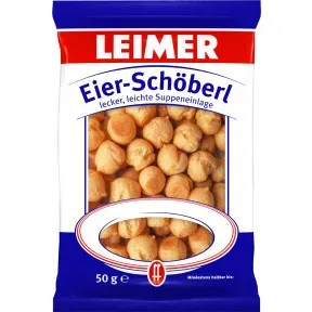 Leimer Eier-Schöberl Suppeneinlage 50G