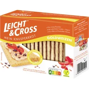 Leicht & Cross Mein Knusperbrot Goldweizen 125G