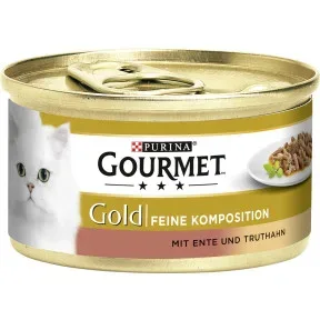 Purina Gourmet Gold mit Ente & Truthahn 85G