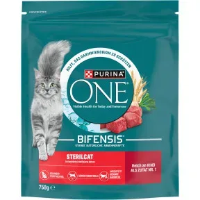 Purina One Bifensis Sterilcat Rind 750G
