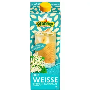 Pfanner Der Weiße Zitrone-Holunderblüte 2 ltr