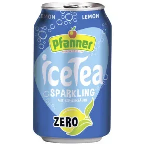 Pfanner Eistee Lemon Zero Sparkling 0,33l DPG