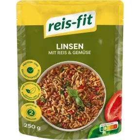 Reis-Fit Linsen mit Reis & Gemüse 250G