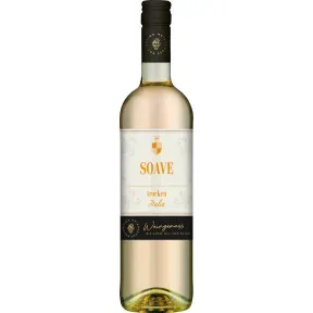 Rheinberg Kellerei Soave DOC trocken 0,75L - Etikett verschmutzt/beschädigt