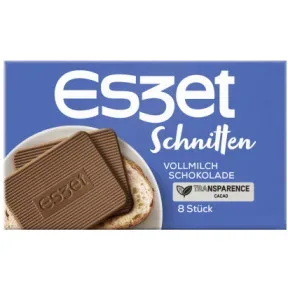 Eszet Schnitten Vollmilch 8ST 75G