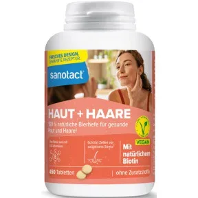 Sanotact Haut+Haare Bierhefe 450ST