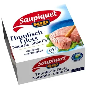 Saupiquet Thunfischfilets Naturale ohne Öl 185G