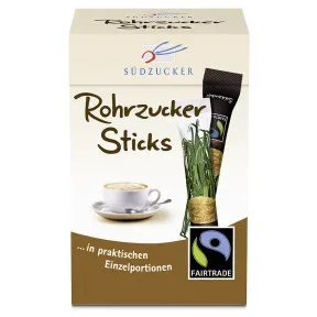 Südzucker Fairtrade Rohrzucker Sticks 250G