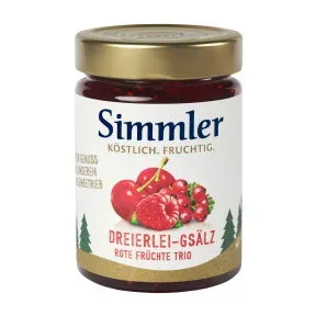 Simmler Dreierlei-Konfitüre Extra 325G