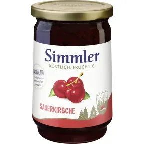 Simmler Konfitüre EXTRA Sauerkirsche 450G