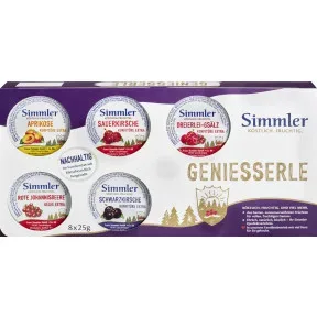 Simmler Konfitüre in Portionen 8ST 200G
