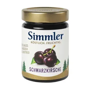 Simmler Schwarzkirsch-Konfitüre Extra 325G