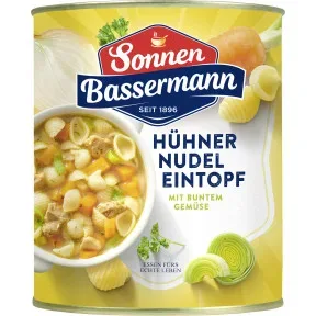 Sonnen Bassermann Hühner Nudel Eintopf mit buntem Gemüse 800G