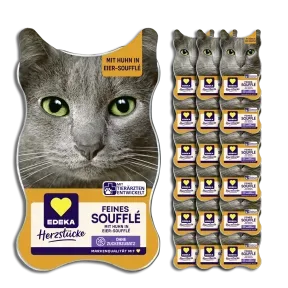 EDEKA Herzstücke Feine Pate mit Huhn in Eier-Souffle 18x85G