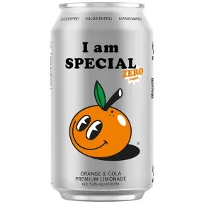 I am Special Zero Orange & Cola Premium Limonade 0,33L Dose