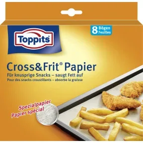 Toppits Cross & Frit Papier 8ST