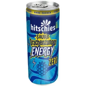 Hitschler Hitschies Saure Drachenzungen Energy Zero 0,25L Dose