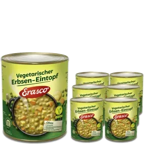 Erasco Vegetarischer Erbsen-Eintopf 6x800G