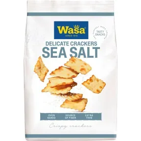 Wasa Delicate Crackers Sea Salt 150G