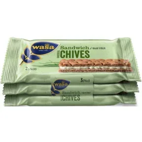 Wasa Sandwich Cheese & Chives 3x 37G