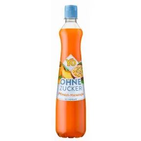 YO Sirup ohne Zucker Pfirsich Maracuja 0,7L