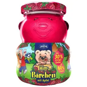 Zentis Bärchen Fruchtaufstrich Himbeer-Apfel 250G - MHD 07.08.2026