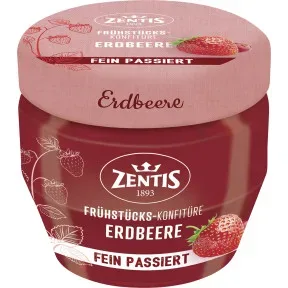 Zentis Frühstücks-Konfitüre fein passiert Erdbeere 230G