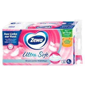 Zewa Ultra Soft Toilettenpapier 4-lagig 16x 150Blatt