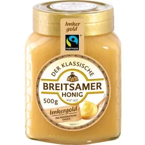 Breitsamer Fairtrade Imkergold Honig cremig 500G