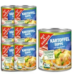 Gut & Günstig Kartoffelsuppe 6x800G