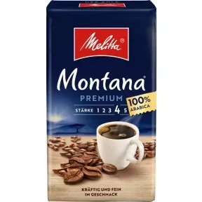 Melitta Kaffee Montana gemahlen 500G