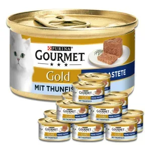Purina Gourmet Gold Feine Pastete mit Thunfisch 12x85G