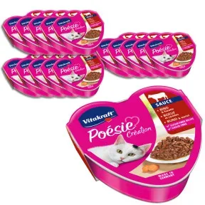 Vitakraft Poésie Création Rind & Karotte Katzenfutter nass 85G