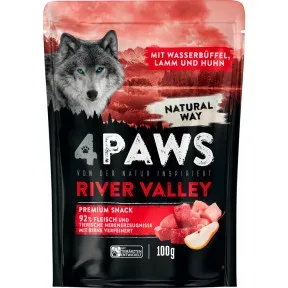 4Paws River Valley Wasserbüffel, Lamm & Huhn 100G