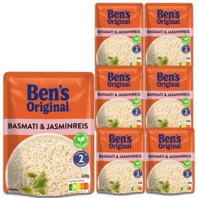 Ben's Original Express Basmati & Jasminreis 6x220G